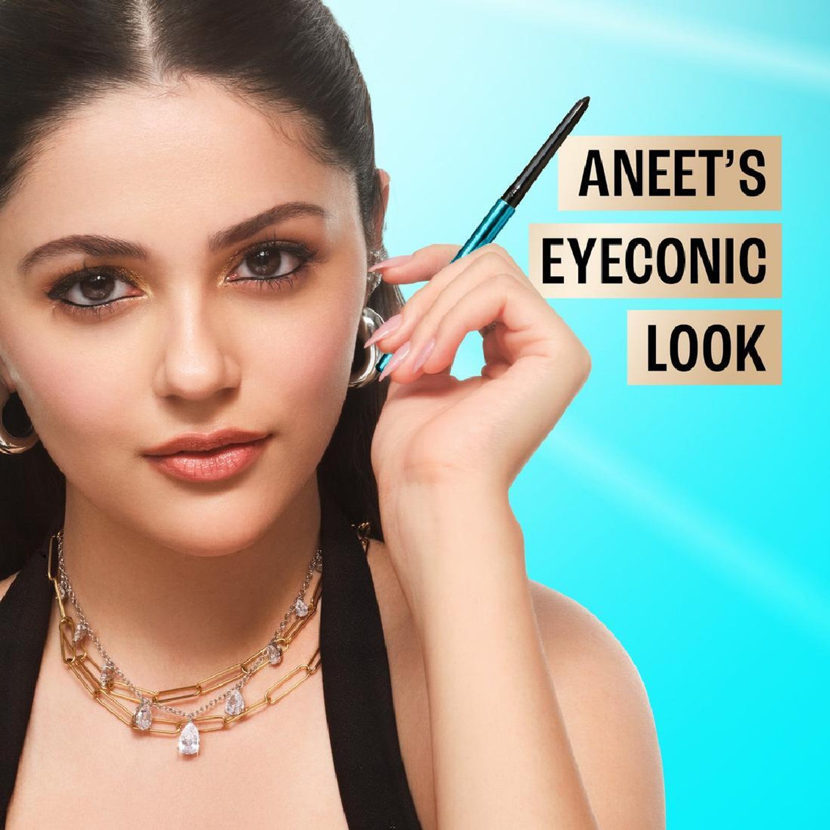 Lakme 9to5 Set of 2 Eyeconic Kajal Matte Finish & Lasts upto 24hrs 0.35g Each - Deep Black