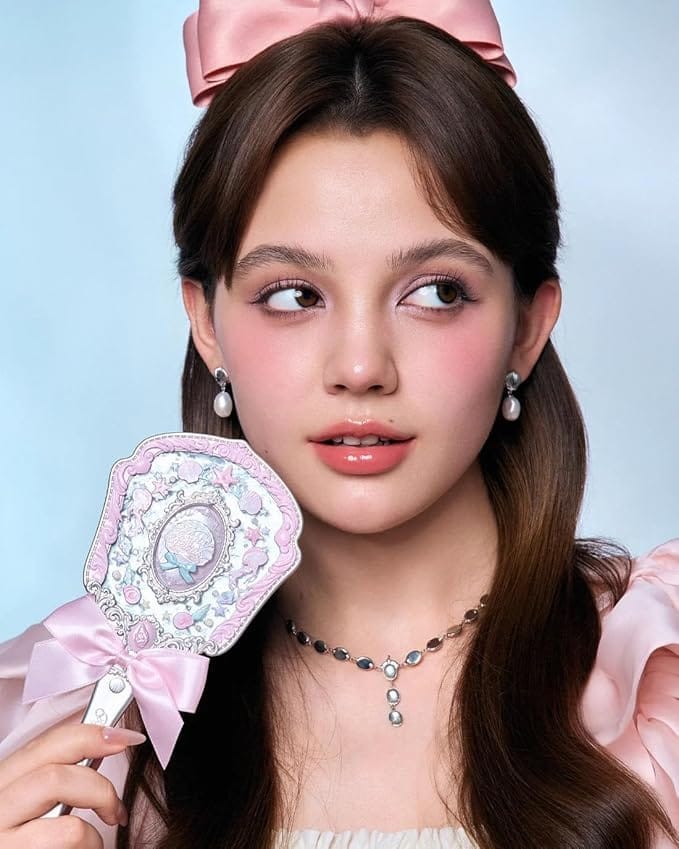Flower Knows - Shell'S Jewels Collection Hand Mirror (Pink Seashell)