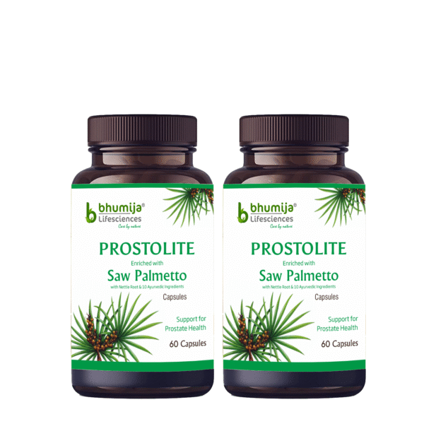 Bhumija Lifesciences Prostolite Saw Palmetto with Nettle Root - 60 Capsules