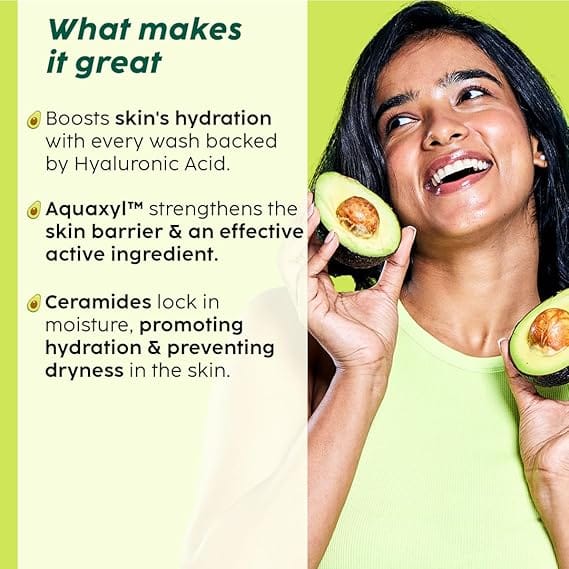 Plix - Avocado Ceramide Moisture Rush Juicy Cleanser (100Ml) - BEAUTY BRATS