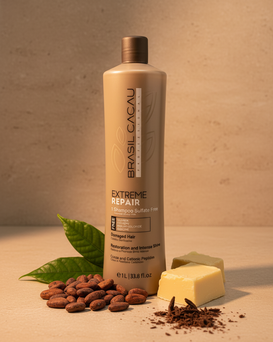 Cadiveu Brasil Cacau Extreme Repair Shampoo Sulfate Free 1L
