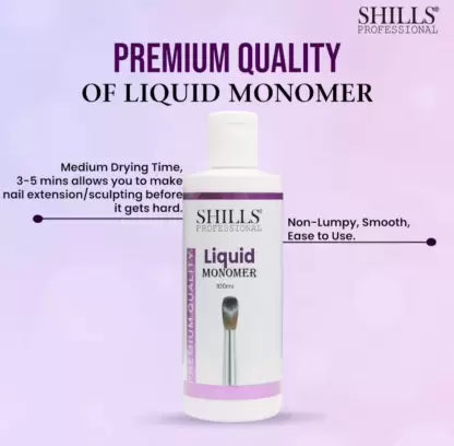 Shills Professional Premium Quality Liquid Monomer 100 ml (Purple)