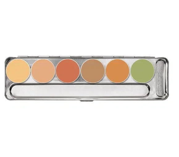 Kryolan Professional Makeup Kryolan Dermacolor Camouflage 6 Shade Palette Delhi 1