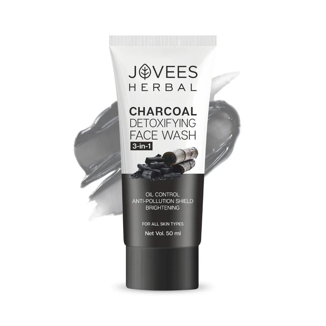 Jovees - Charcoal Detoxifying Face Wash 3 In 1 (120ML)