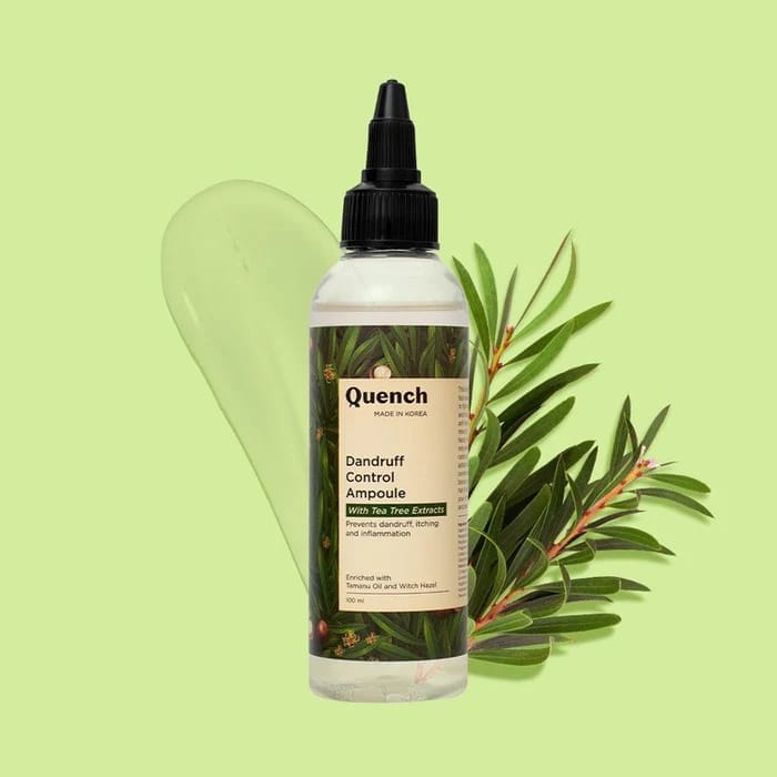 Quench - Dandruff Control Ampoule With Tea Tree Extracts Enriched With Tamanu Oil And Witch Hazel (100ML)