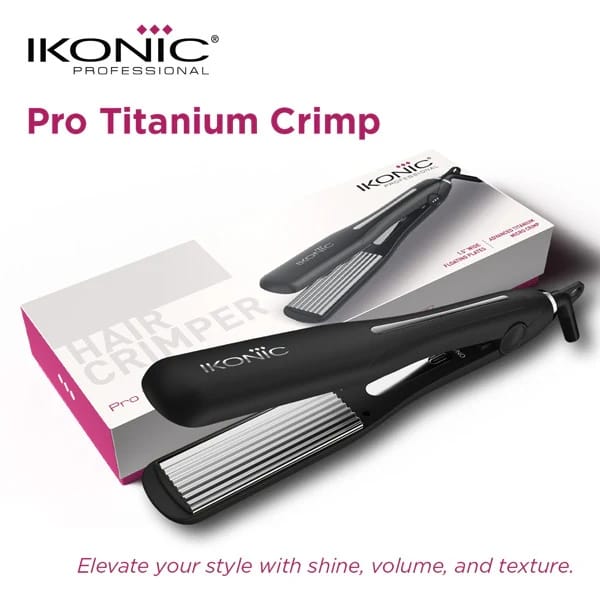 Ikonic Professional - Pro Titanium Crimp 1.5" Wide Floating Plates