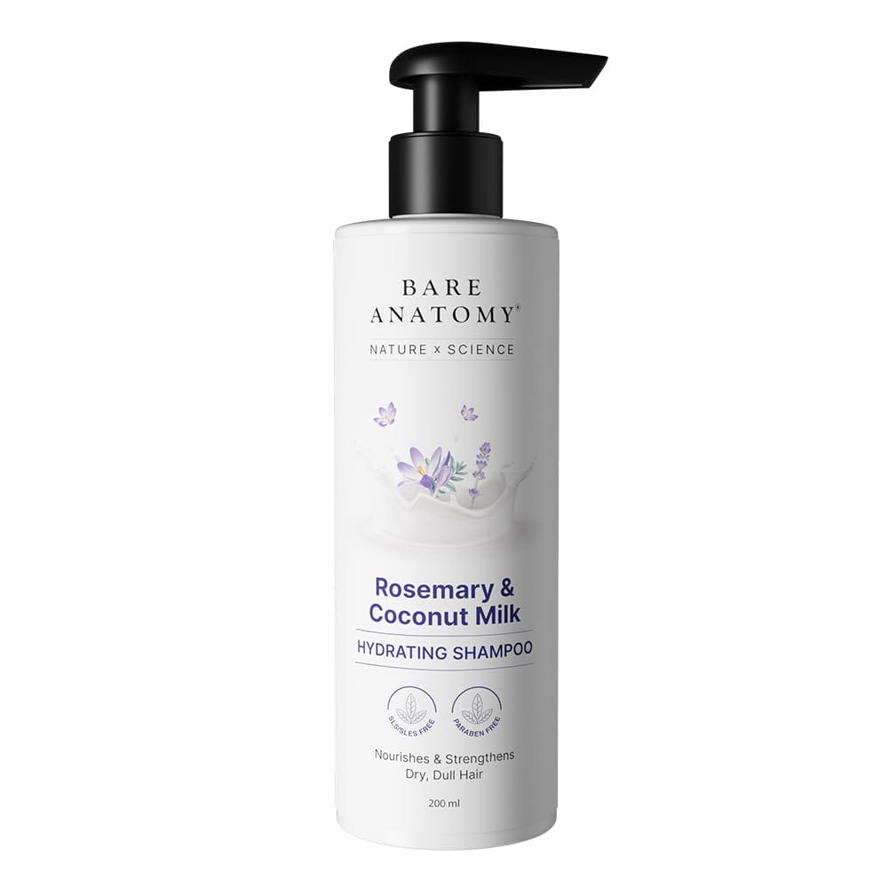 Bare Anatomy - Rosemary & Coconut Milk Hydrating Shampoo (200ML)