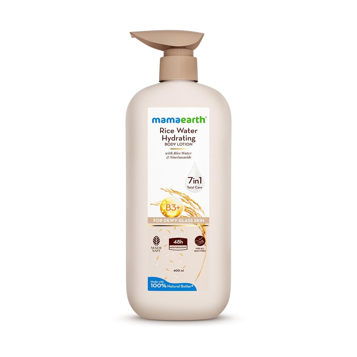 Mamaearth - Rice Water Hydrating Body Lotion (400ML)