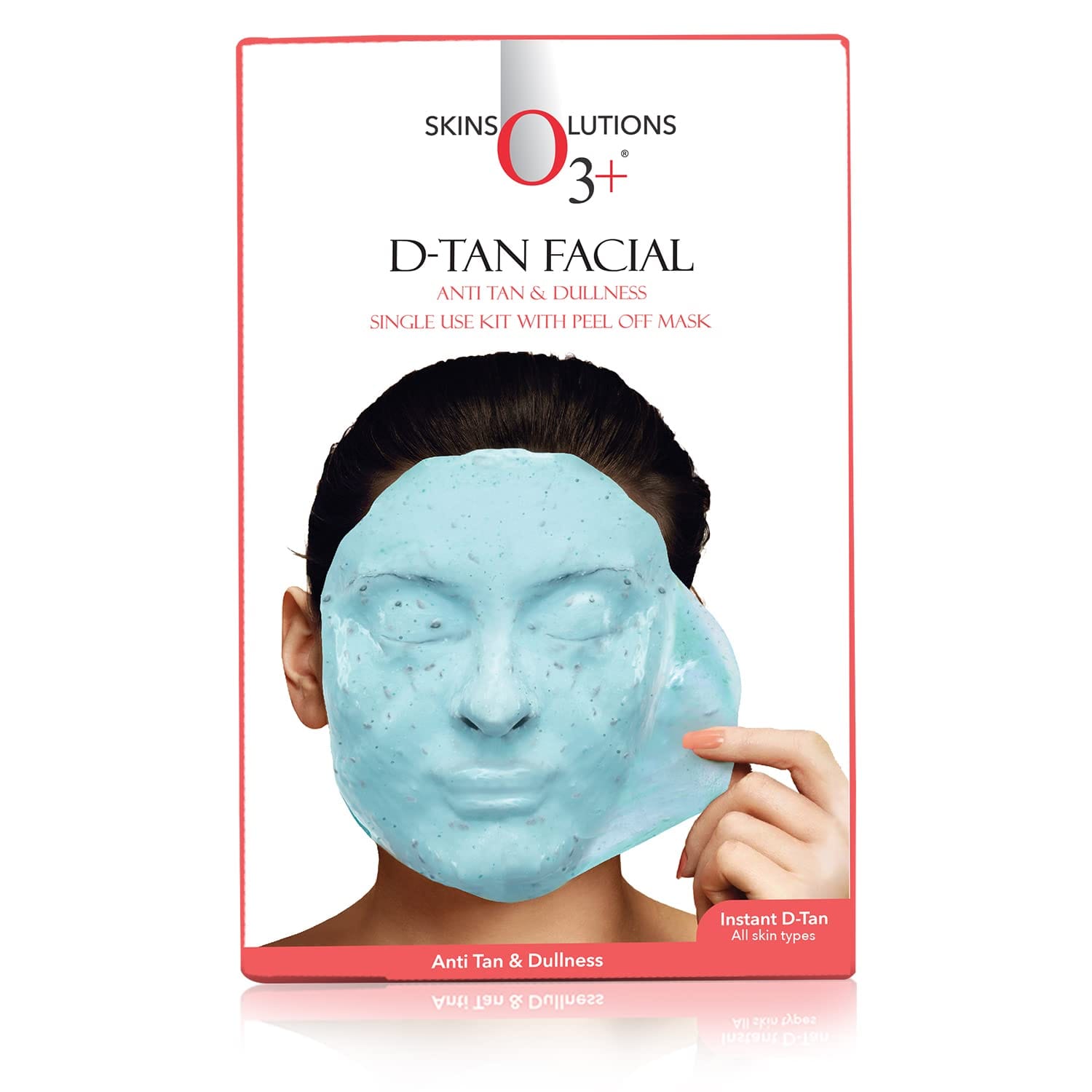 O3+ - D - Tan Facial Anti Tan & Dullness Single Use Kit With Peel Off Mask