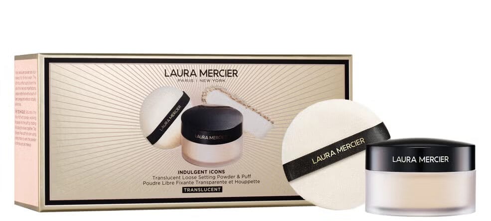 Laura Mercier - Indulgent Icons Translucent Loose Setting Powder & Puff (29g) (Translucent)