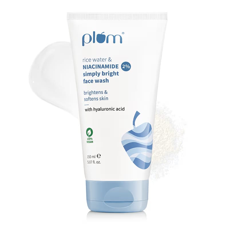 Plum - Rice Water & Niacinamide Simply Bright 2% Face Wash (150ML)