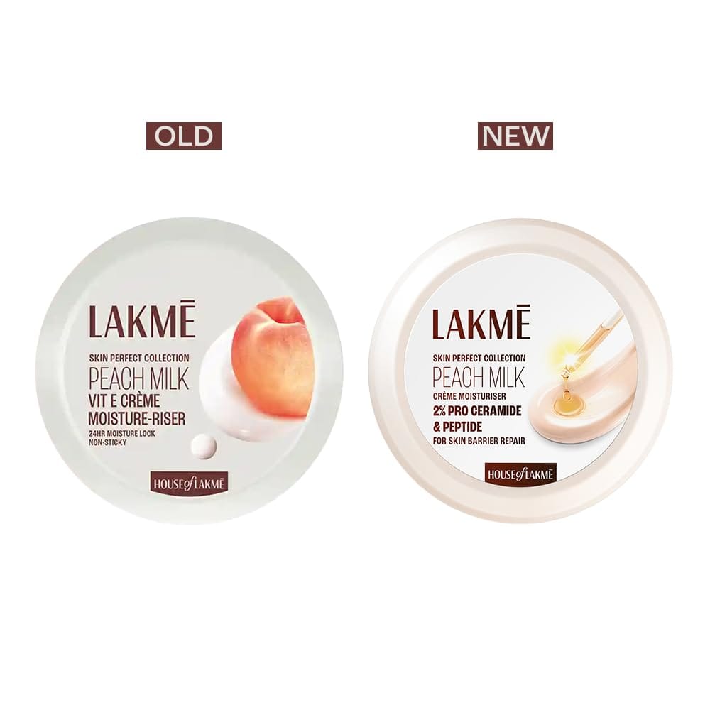Lakme - Peach Milk Creme Moisturiser 2% Pro Ceramide & Peptide (200g)