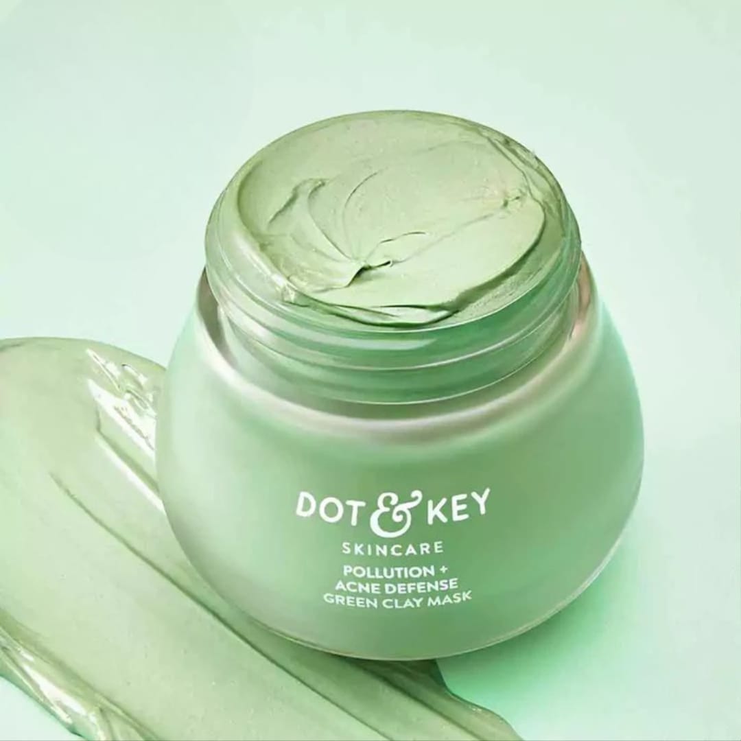 Dot & Key - Pollution + Acne Defense Green Clay Mask (85g)