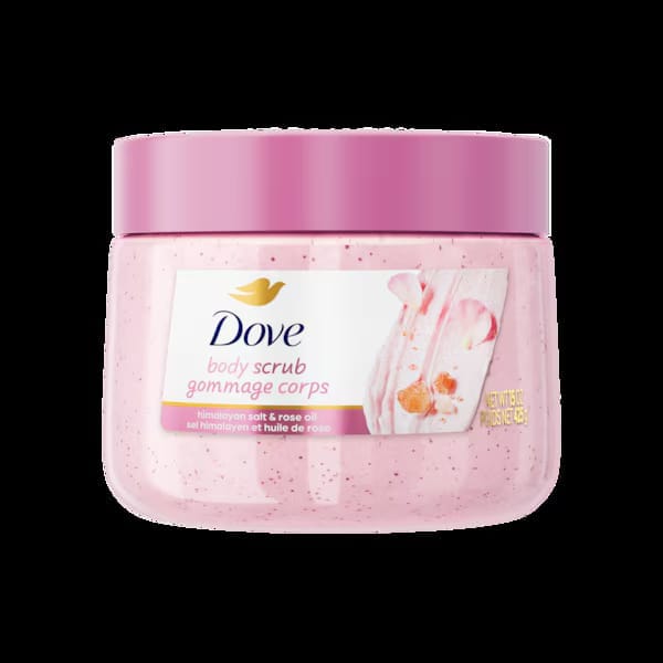 Dove - Body Scrub Gommage Corps Himalayan Salt & Rose Oil (425g)