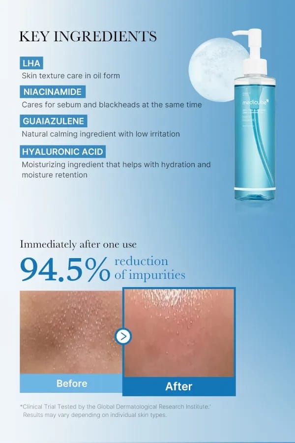 Medicube - Zero Pore Blackhead Deep Cleansing Oil (205ML)