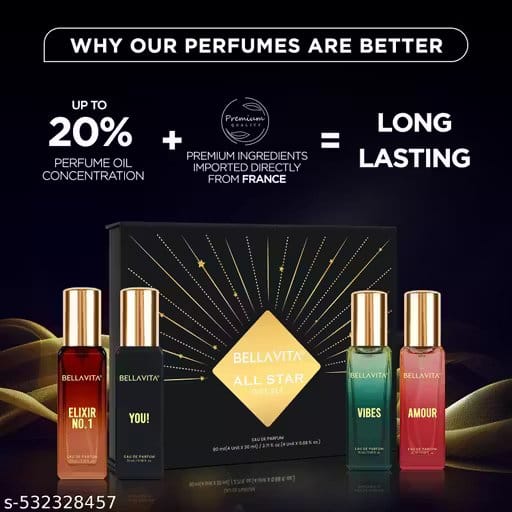 Bellavita - All Star Gift Set For Him Eau De Parfum (80ML)