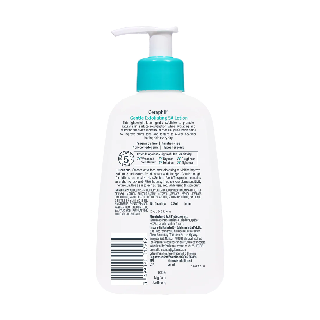 Cetaphil - Gentle Exfoliating SA Lotion (236ML)