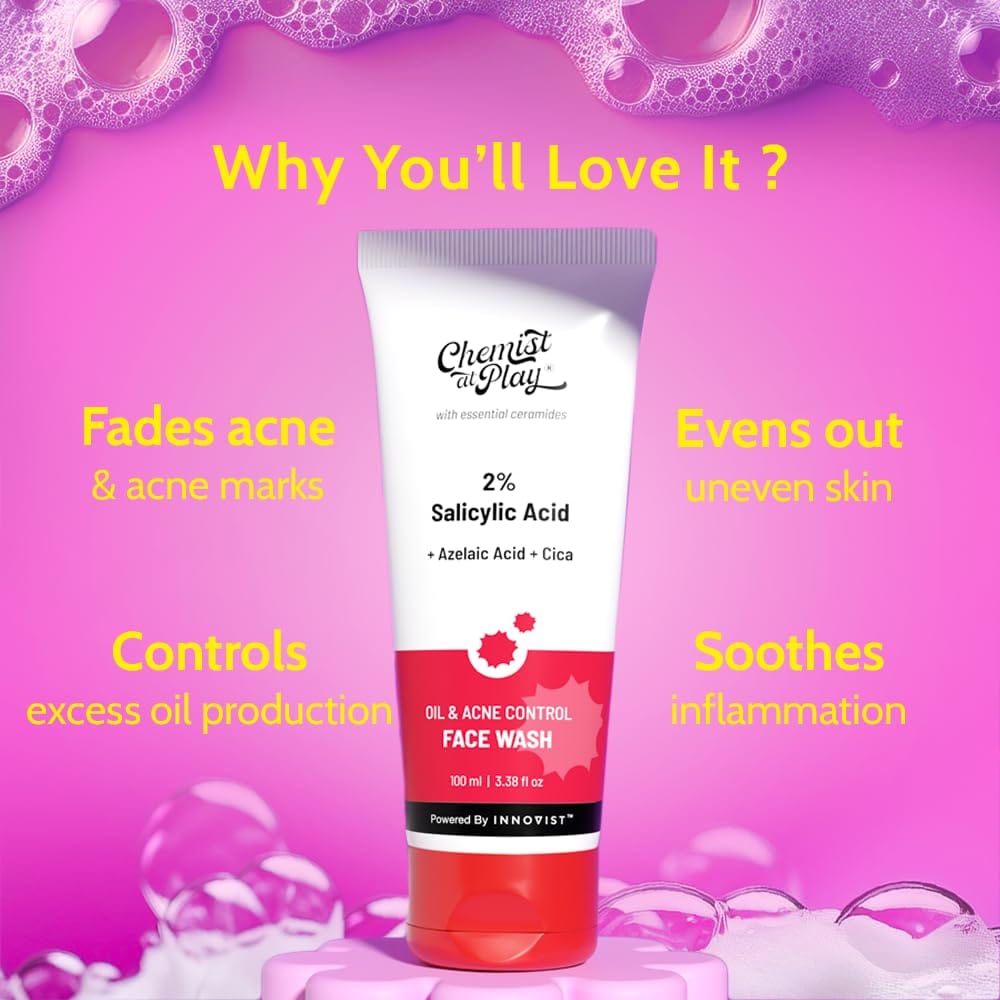 Chemist At Play - Oil & Acne Control Face Wash (100ML)