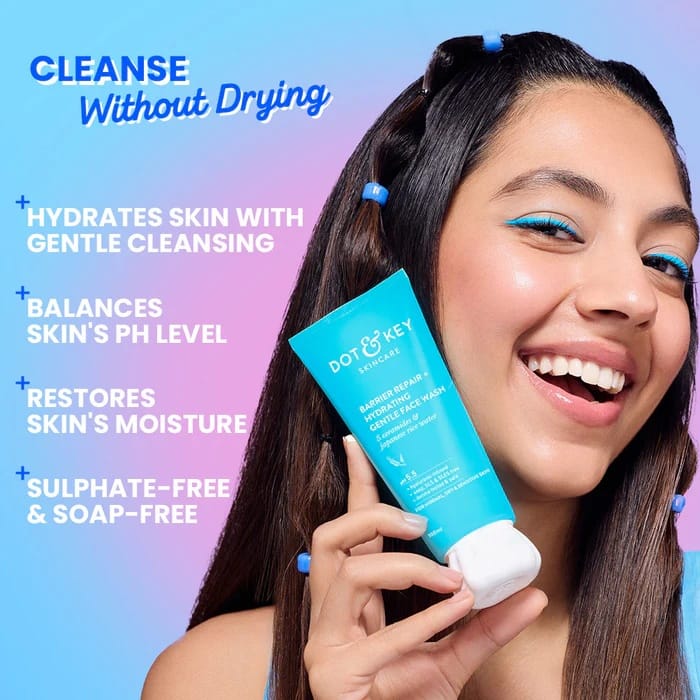 Dot & Key - Barrier Repair+ Hydrating Gentle Face Wash ph5.5 (175ML)
