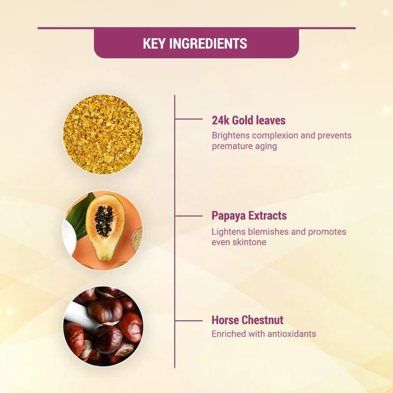 Lotus Herbals - Radiant Gold Cellular Glow Facial Kit
