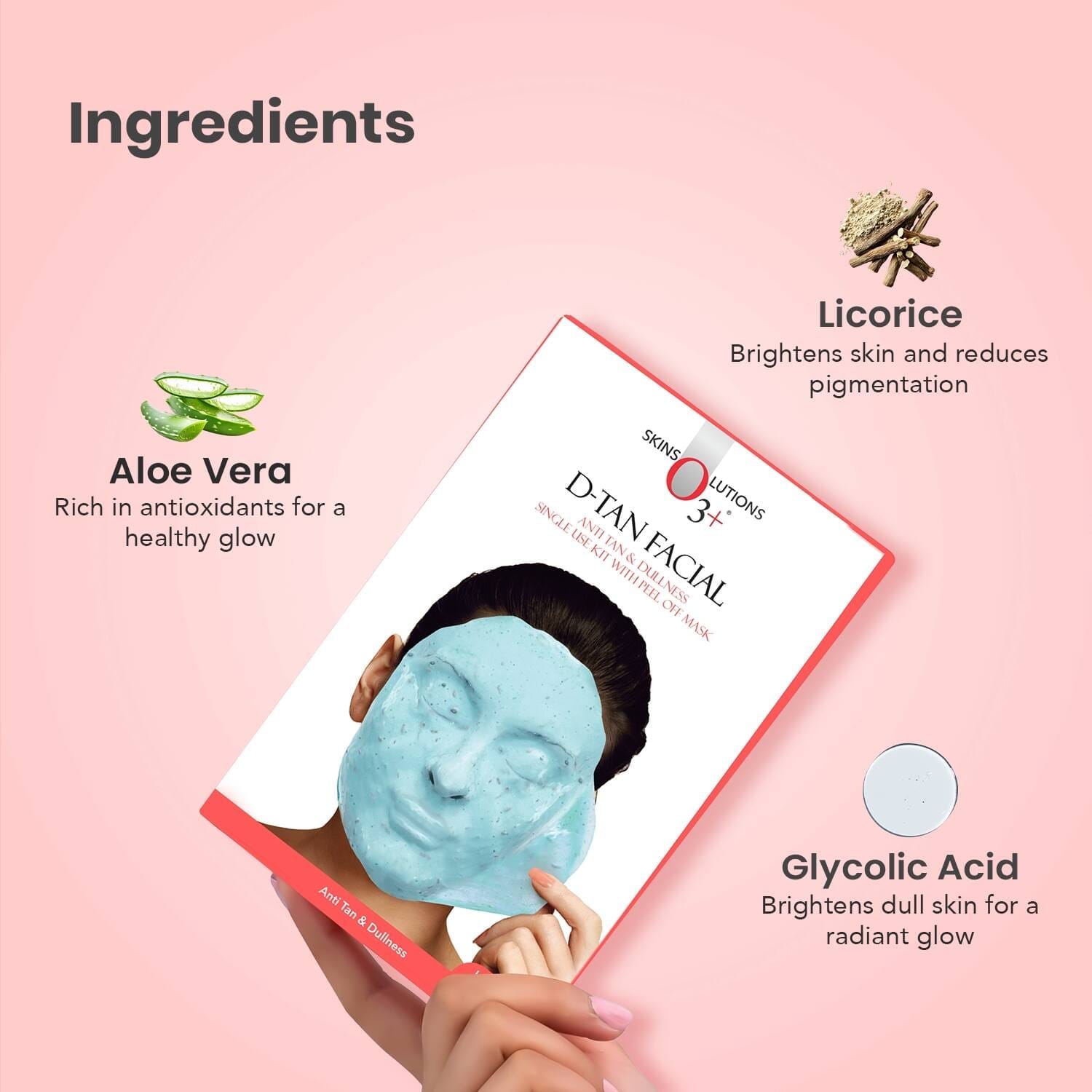 O3+ - D-tan Facial Anti Tan & Dullness Mega Pack Of 2 (80g)