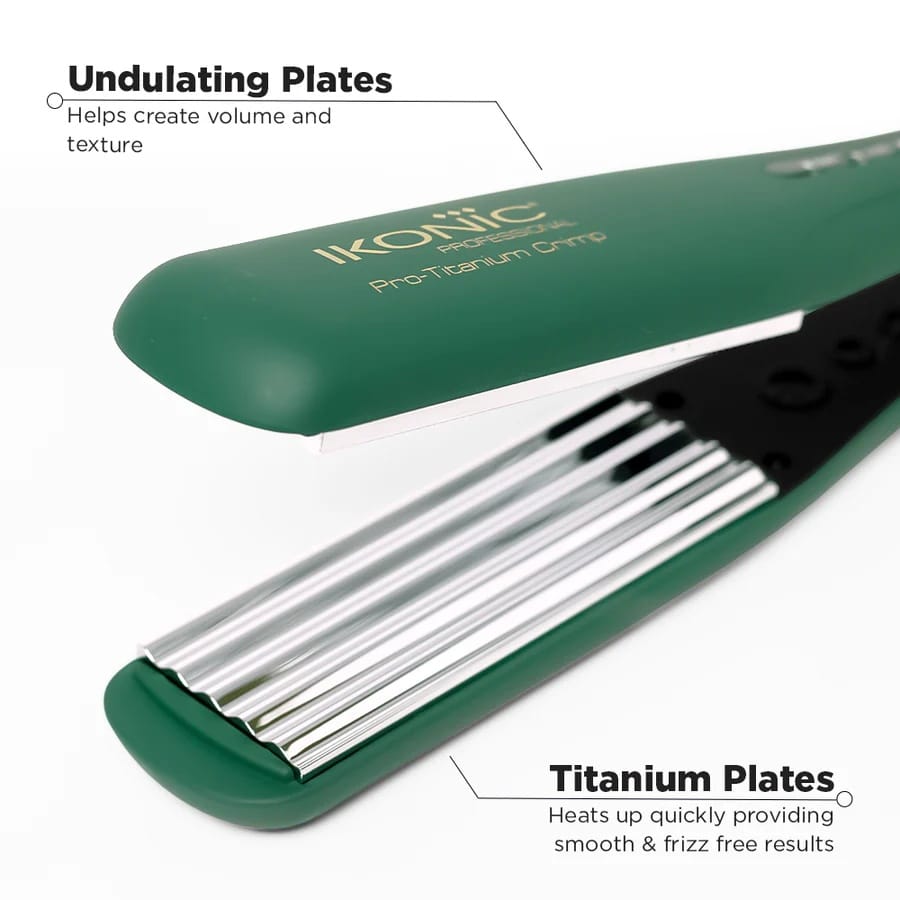 Ikonic Professional - Pro Titanium Crimp - Emerald