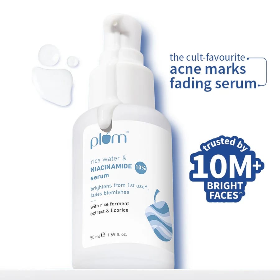 Plum - Rice Water & Niacinamide Serum 10% (50ML)
