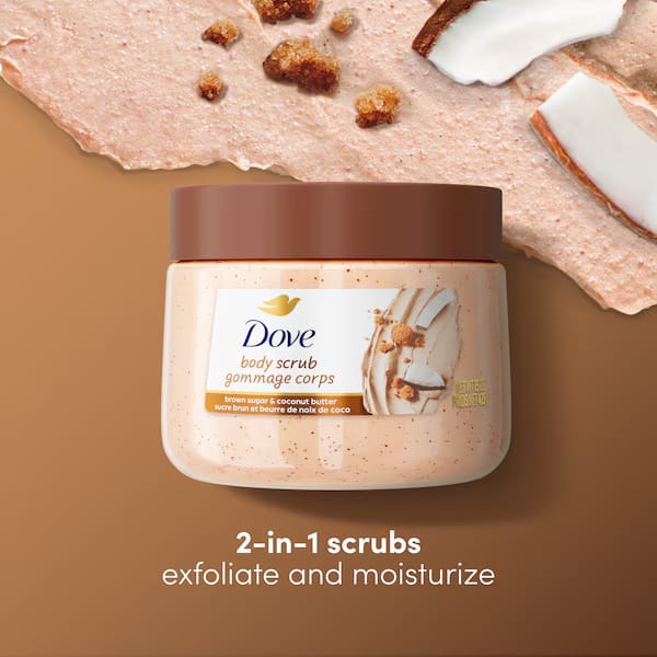 Dove - Body Scrub Gommage Corps Brown Sugar & Coconut Butter (425g)