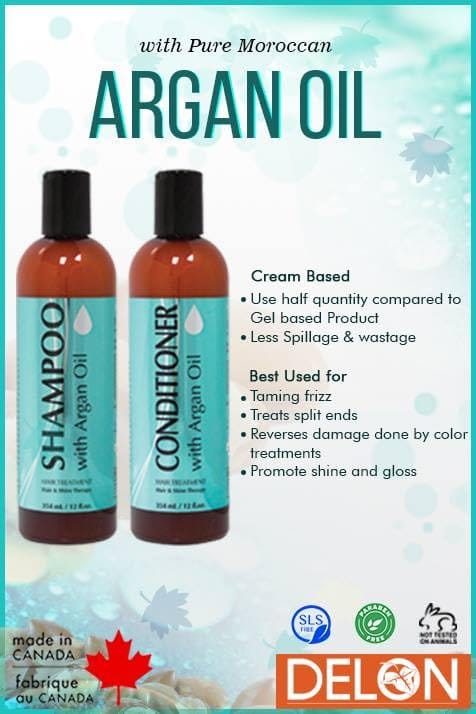 Delon+ - Conditioner With Argan Oil (354ML)