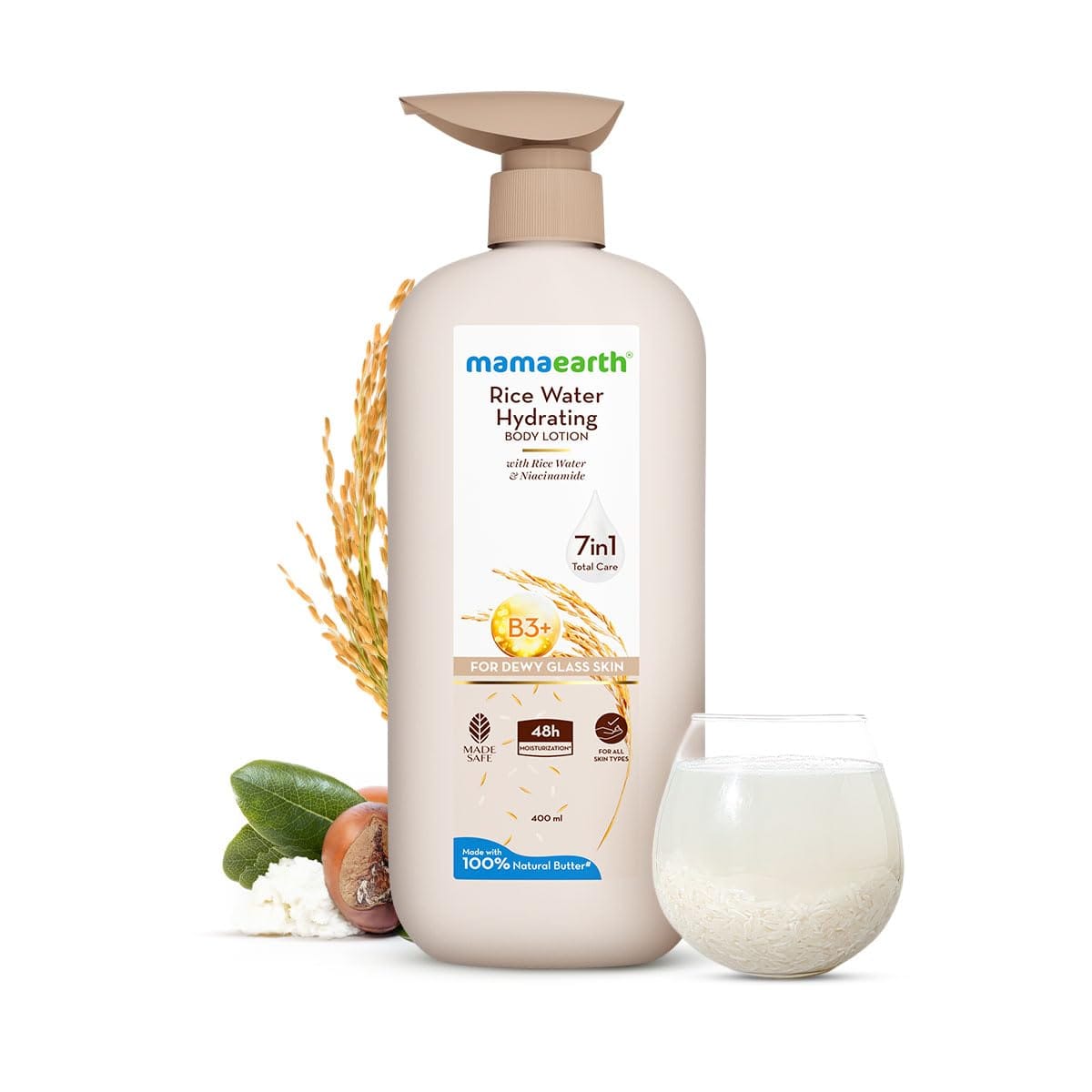 Mamaearth - Rice Water Hydrating Body Lotion (400ML)