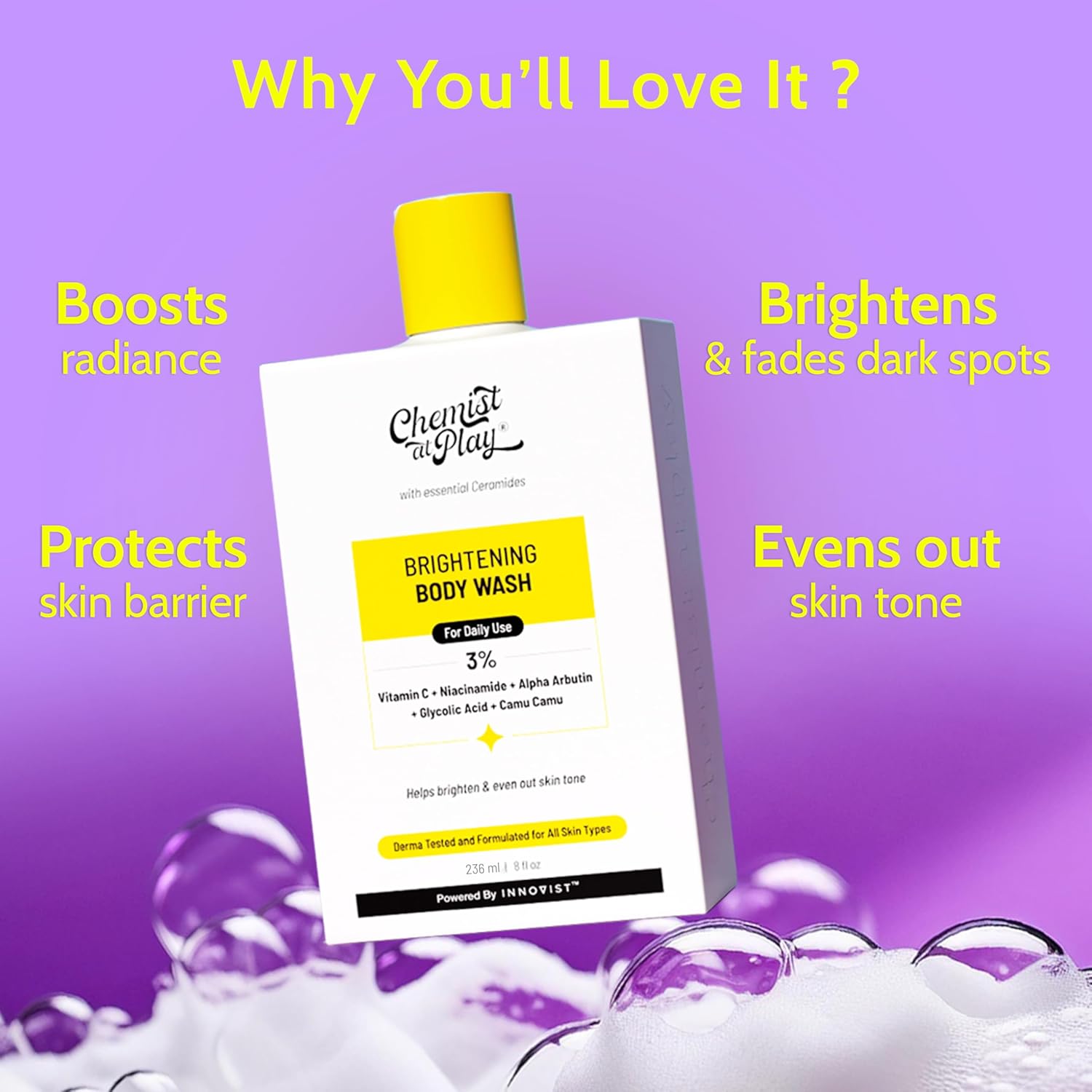 Chemist At Play - Brightening Body Wash (236ML)