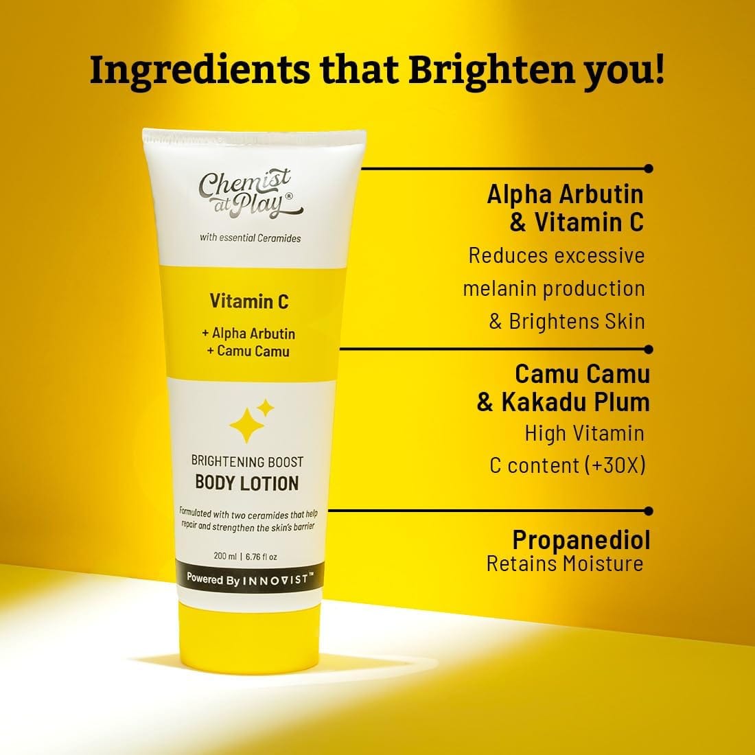Chemist At Play - Vitamin C Brightening Boost Body Lotion (200ML)