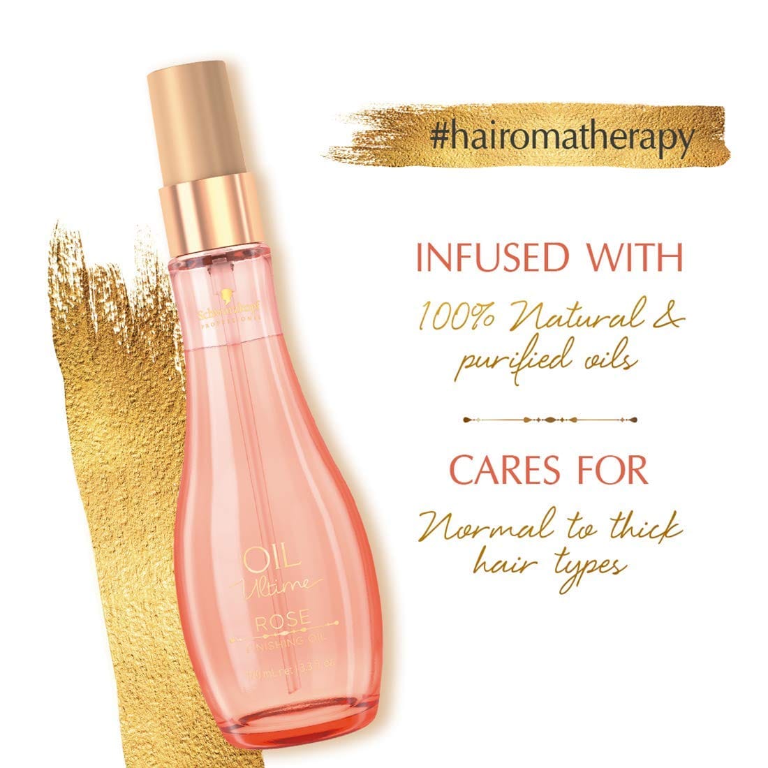 Schwarkopf - Oil Ultime Rose Finishing Oil For Fine Hair (100ML)