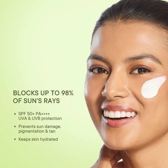 Quench - Ultra Light Spf 50+ Pa++++ Sunscreen With Avocado Vitamins C And E (50ML)