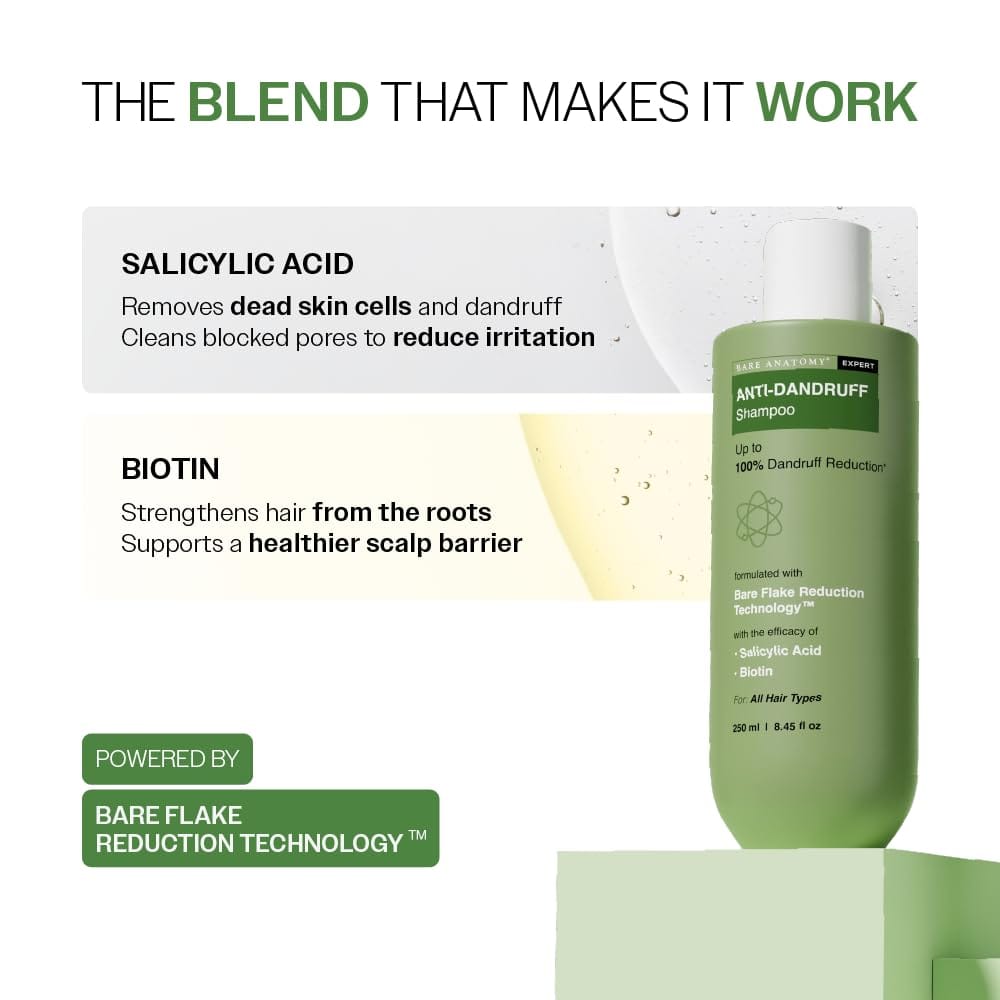 Bare Anatomy - Anti - Dandruff Shampoo (250ML)