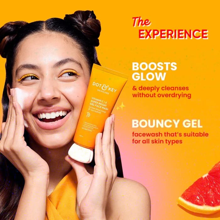Dot & Key - Vitamin C+ E Super Bright Gel Face Wash (175ML)