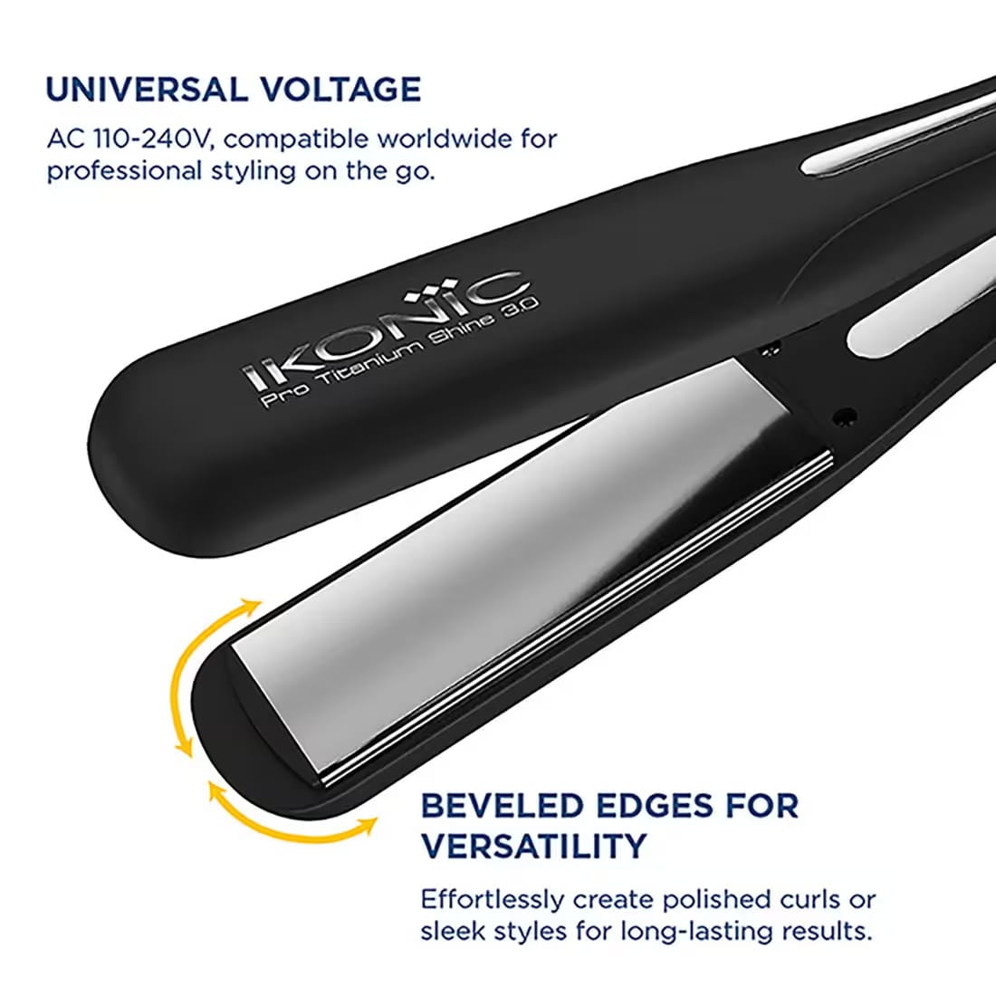Ikonic Professional - Pro Titanium Shine 3.0 1.5" Wide Floating Plates