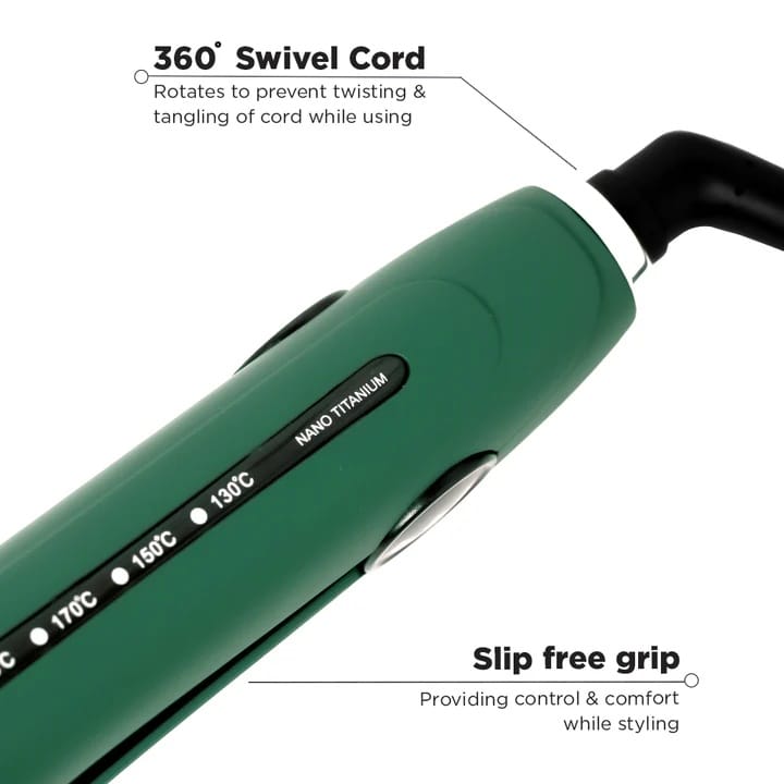 Ikonic Professional - Pro Titanium Crimp - Emerald