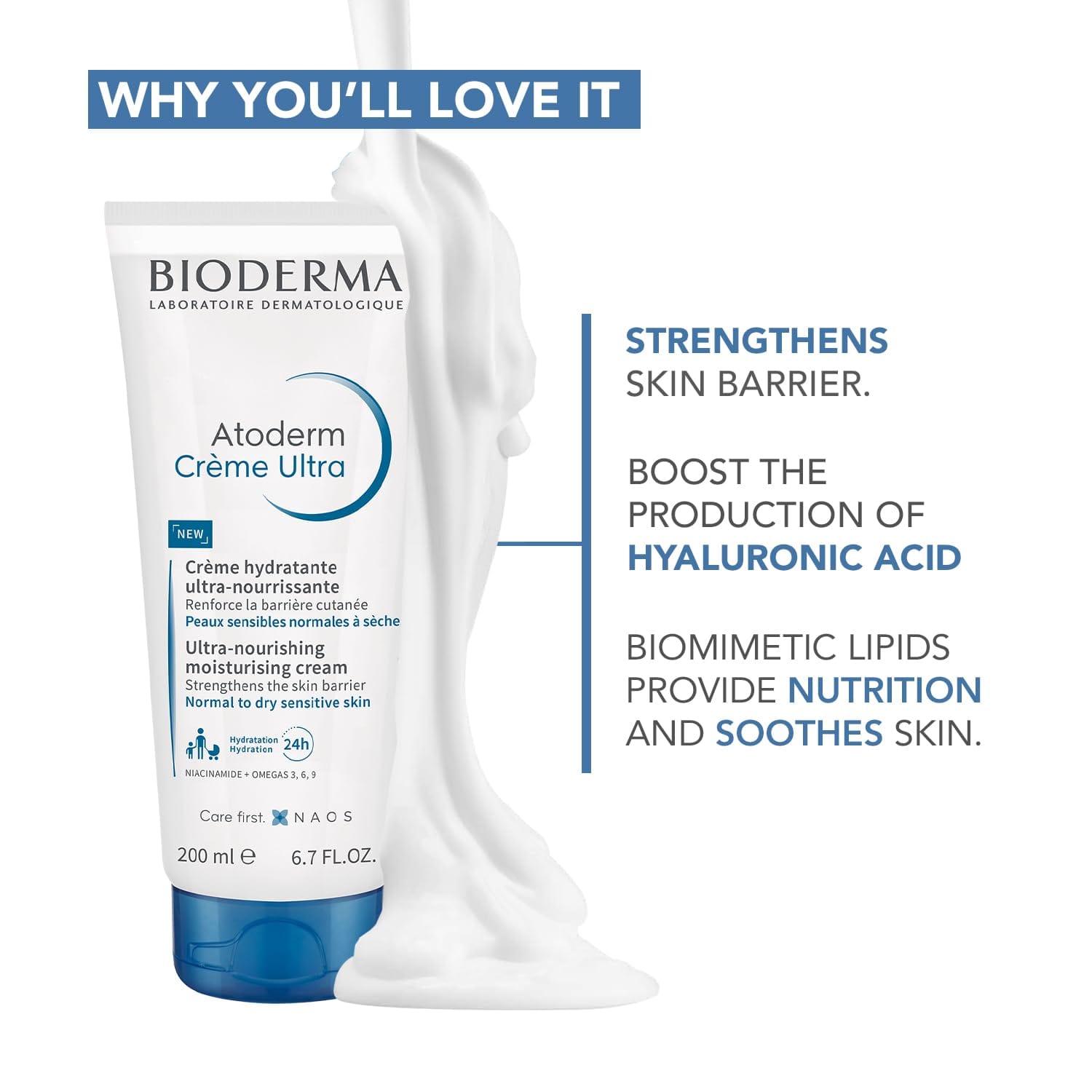 Bioderma - Atoderm Creme Ultra-Nourishing Moisturising Cream (200ML)