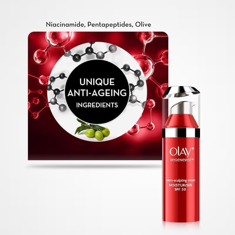 Olay - Regenerist Micro - Sculpting Cream Moisturizer Spf 30 (50g)