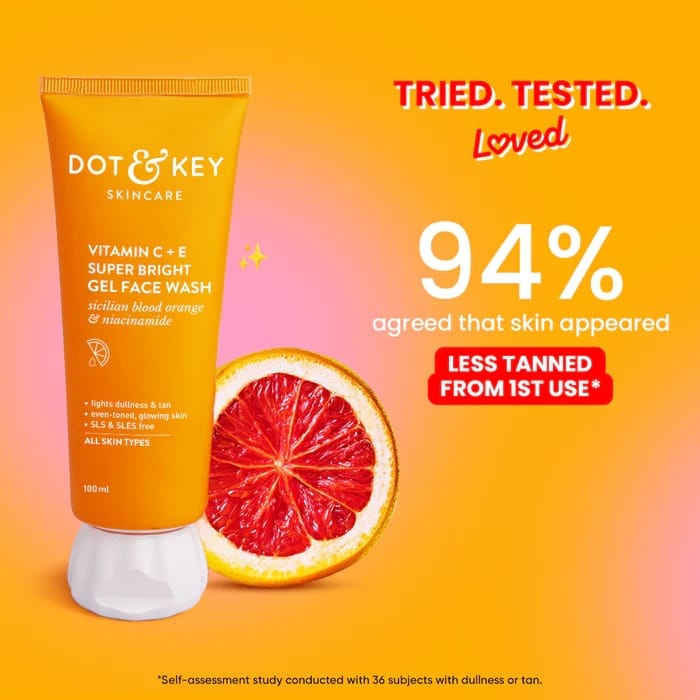 Dot & Key - Vitamin C+ E Super Bright Gel Face Wash (175ML)