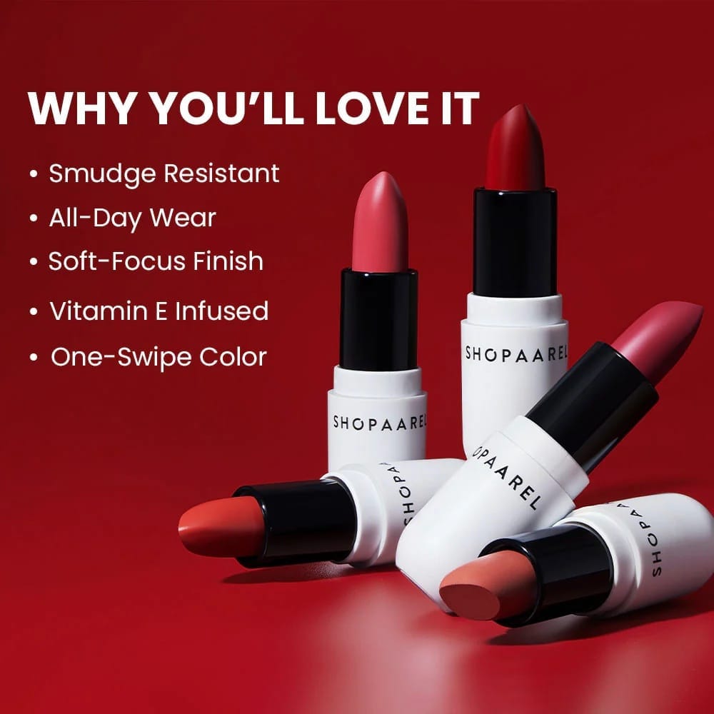 Shopaarel - Velvet Fusion Matte Lipstick