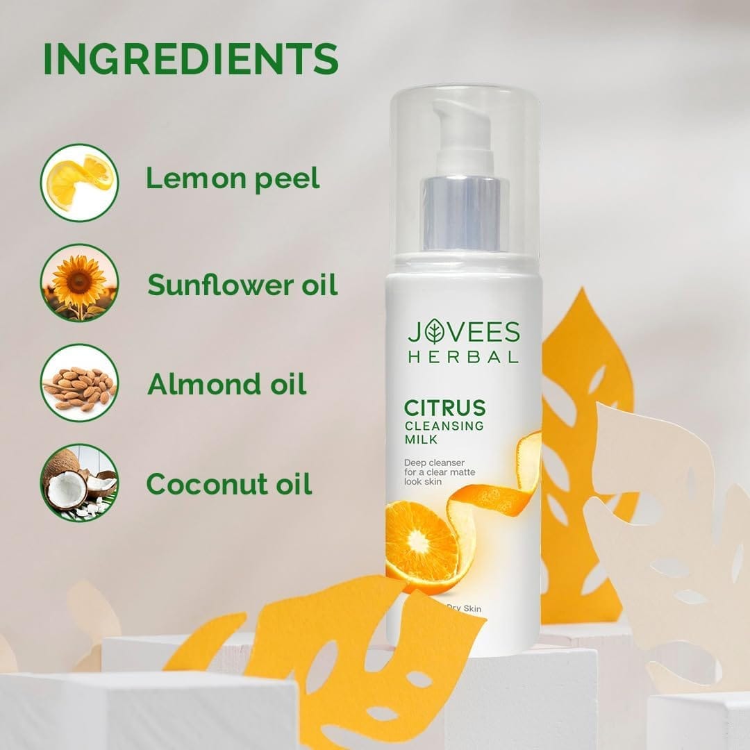 Jovees - Citrus Cleansing Milk (200ML)
