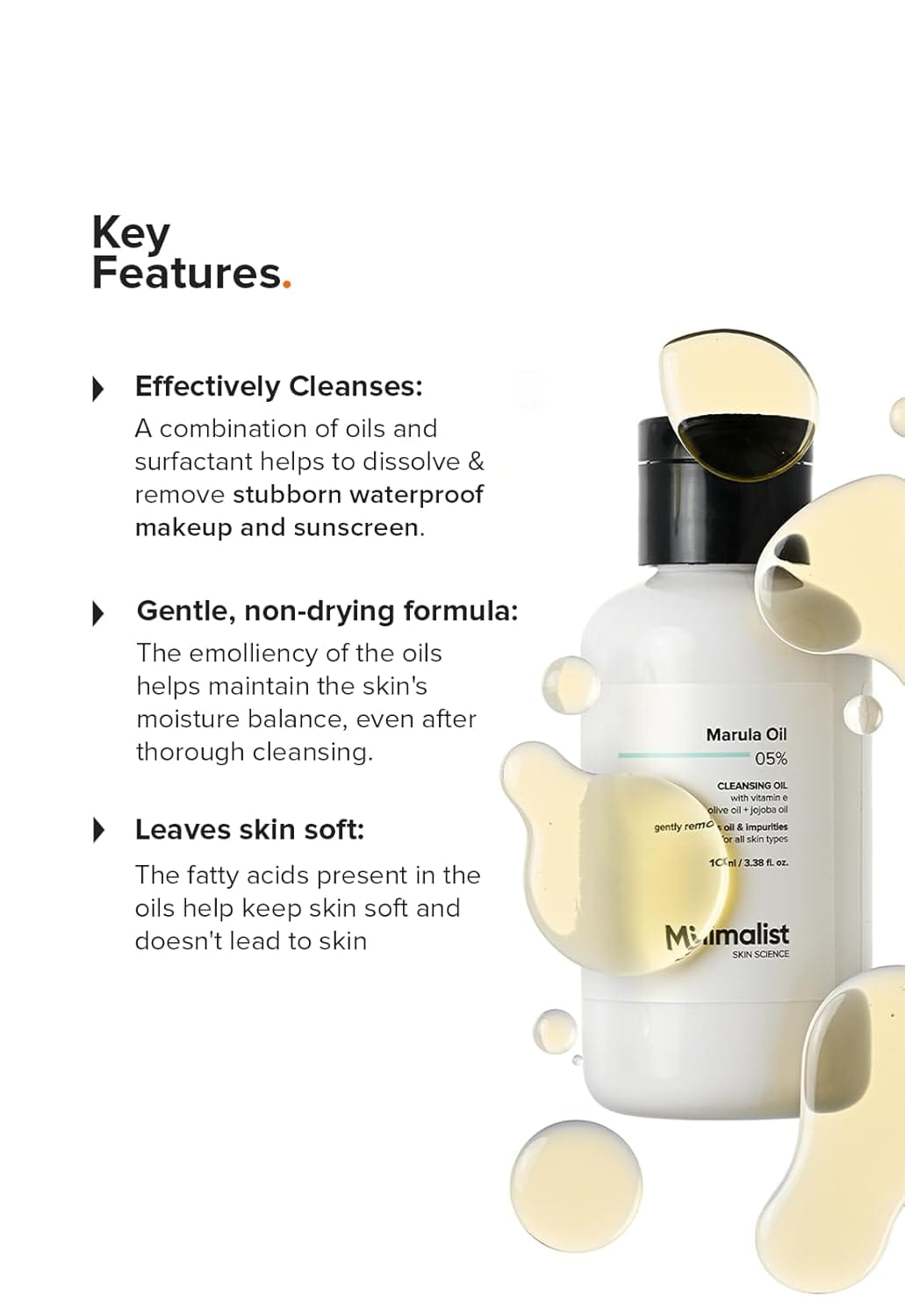 Minimalist - Marula Oil 05% Cleansing Oil (100ML)