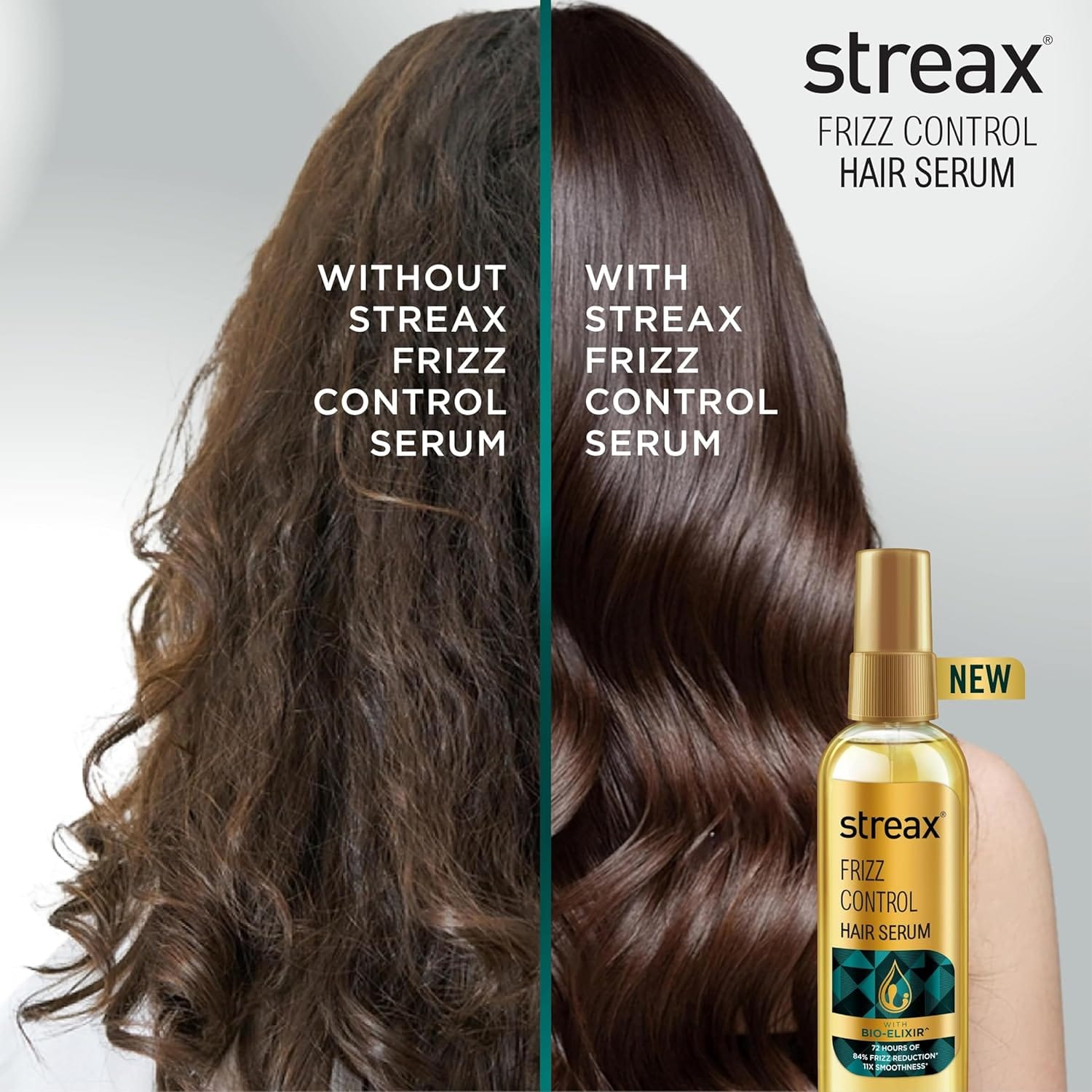 Streax - Frizz Control Hair Serum With Bio - Elixir (100ML)