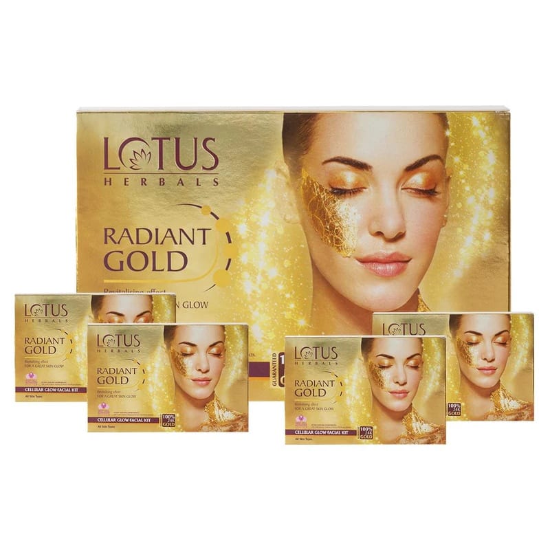 Lotus Herbals - Radiant Gold Cellular Glow Facial Kit