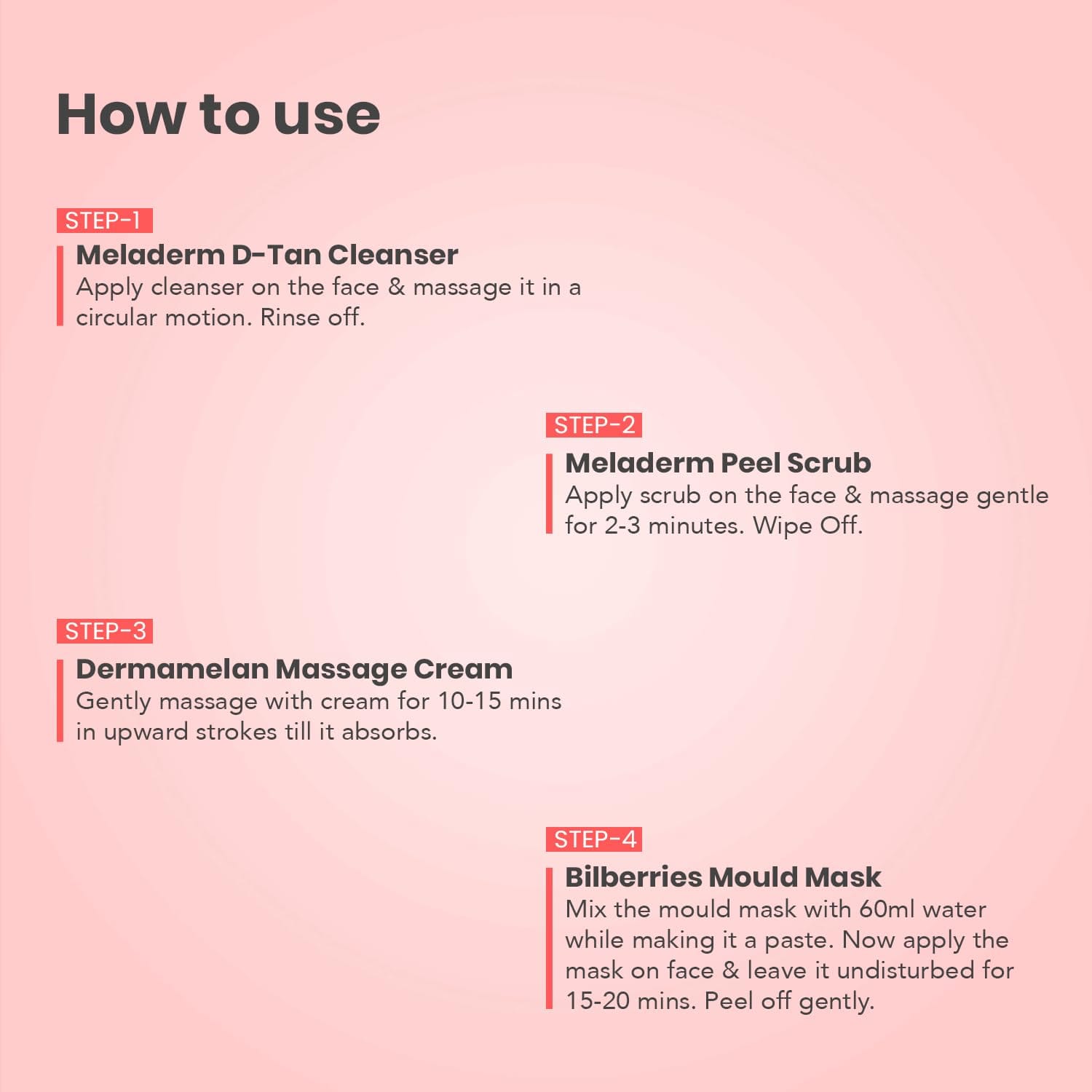 O3+ - D - Tan Facial Anti Tan & Dullness Single Use Kit With Peel Off Mask