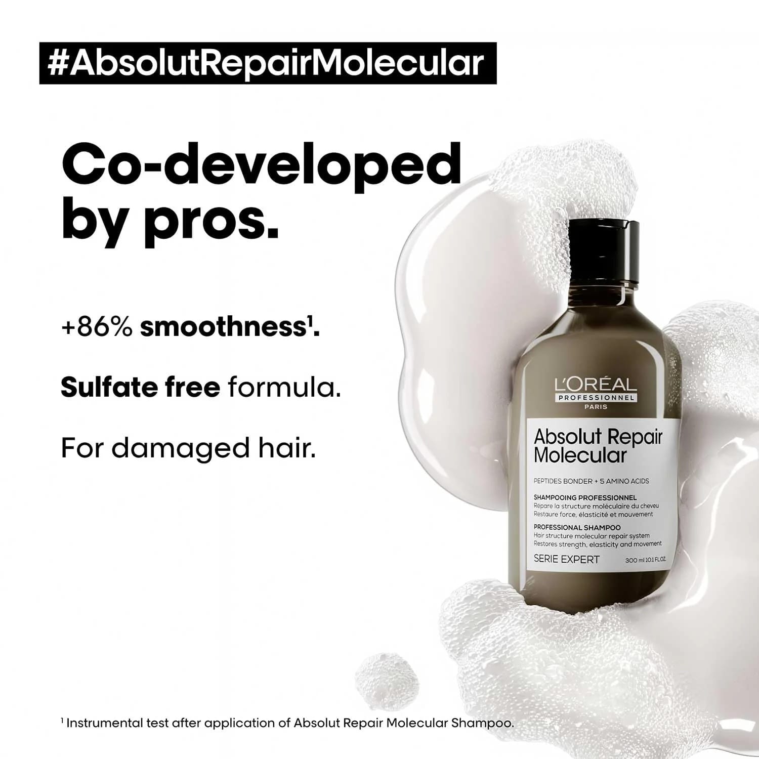 Loreal Professionnel - Absolut Repair Molecular Professional Shampoo (1500ML)