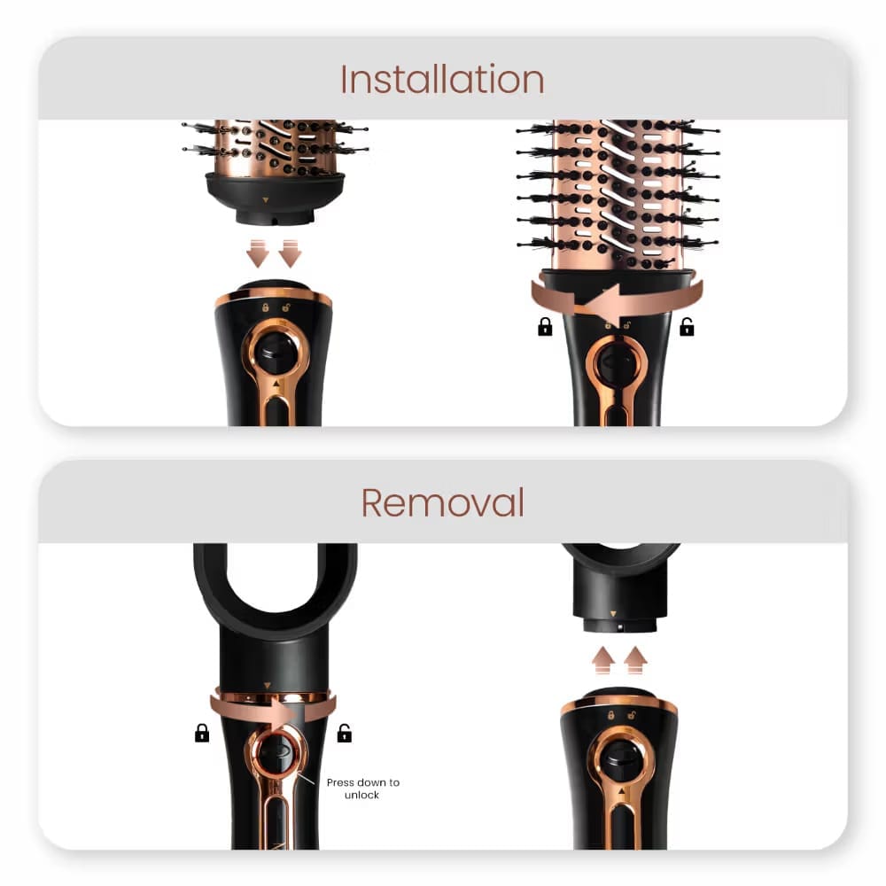 Make Mee Bold - 3 in 1 Hot Air Brush