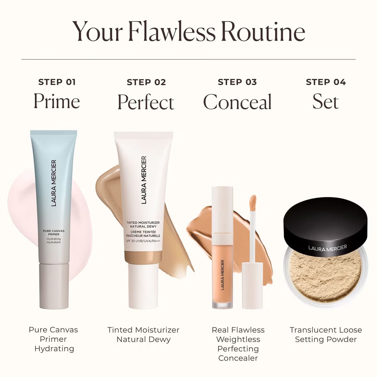 Laura Mercier - Indulgent Icons Translucent Loose Setting Powder & Puff (29g) (Translucent)
